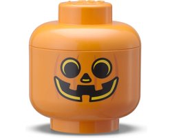 Lego - Opbergbox Hoofd Pompoen Mini - Polypropyleen - Oranje