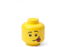 Lego - Opbergbox Hoofd Silly Mini - Polypropyleen - Geel