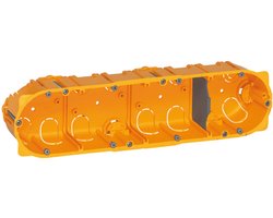 Legrand - Batibox inbouwdoos holle wand 4 mechanismen 50MM - 080054