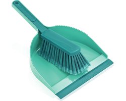 Leifheit Classic stoffer en blik - turquoise