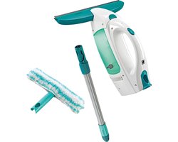 Leifheit Dry & Clean - raamzuiger met steel (43 cm) en inwasser - click system