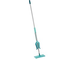 Leifheit Picobello vloerwisser S Micro Duo met steel - 27 cm wisbreedte - turqouise - grijs