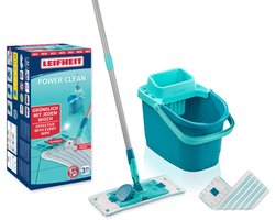 Leifheit Power Clean vloerwisserset - incl. extra vervangingsdoek micro duo