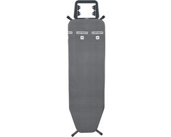Leifheit strijkplank Classic M - 120 x 38 cm strijkvlak - in hoogte verstelbaar - zwart