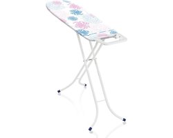 Leifheit strijkplank Classic S Basic - 110 x 30 cm strijkvlak - wit - roze - blauw