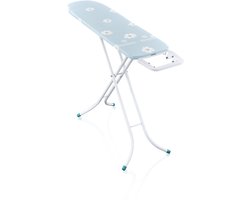 Leifheit strijkplank Classic S basic - 110x30 cm - blauw/bloemen