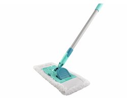 Leifheit super duster vloerreiniger - 33 cm - starterset vloerwisser met stofdoek - 100x wasbaar