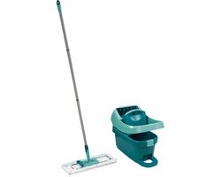 Leifheit vloerwisser Profi xl Micro Duo - compleet systeem met wieltjes - 42 cm wisbreedte - 8 l emmer