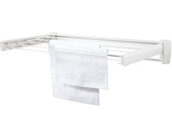 Leifheit wanddroogrek Telegant 36 Protect Plus - 3,6 m drooglengte - ophangbaar - wit