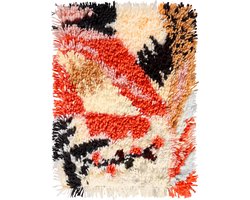 LEISURE ARTS Latch Hook set Woestijntinten - DIY pakket volwassenen - Muurdecoratie - 41x30cm