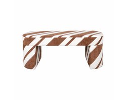 Leitmotiv Bank Argaciado - Donkerbruin - 101x101x43cm - Modern