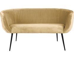 Leitmotiv Bank Majestic - Latte Bruin - 142x72x77,5cm - Scandinavisch,Modern