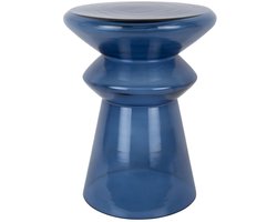 Leitmotiv Bijzettafel Amarre - Blauw - 32x32x45cm - Modern