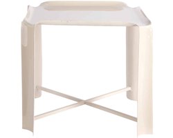 Leitmotiv Bijzettafel Cadiz - Gebroken wit - 41x41x41cm - Scandinavisch