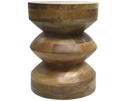 Leitmotiv Bijzettafel Cegador - Naturel - 35x35x45cm - Modern