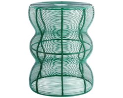 Leitmotiv Bijzettafel Cuerda Onda - Groen - 30x30x41cm - Modern