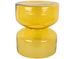 Leitmotiv Bijzettafel Doble - Geel - 35x35x41cm - Modern