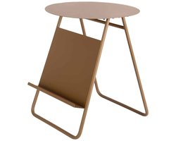 Leitmotiv Bijzettafel Esencia - Mokka - 40x40x48cm - Modern