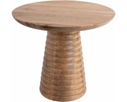 Leitmotiv Bijzettafel Force Layered Base - Bruin - 40x40x44.5cm - Scandinavisch