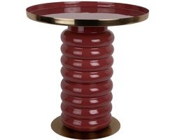 Leitmotiv Bijzettafel Ruby - Rood - Ø41cm - Scandinavisch