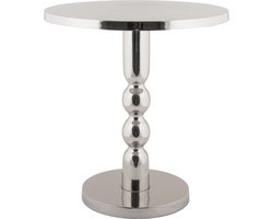 Leitmotiv Bijzettafel Sheen - Zilver - 39.5x39.5x43cm - Scandinavisch