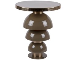 Leitmotiv Bijzettafel Tess - Groen - Ø46cm - Modern
