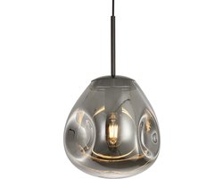 Leitmotiv Blown - Hanglamp -Glas - Grijs - 25x22cm
