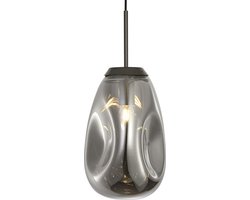 Leitmotiv Hanglamp 22 Cm E27 Glas 40w Zilver