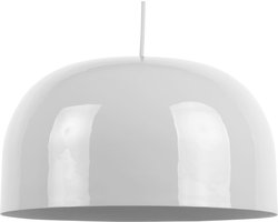 Leitmotiv Hanglamp Dome - Wit - Ø40cm - Scandinavisch - Hanglampen Eetkamer, Slaapkamer, Woonkamer