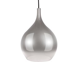 Leitmotiv Hanglamp Drup - Large - Smokey Schaduw - Ø26x35,5cm - Modern - Hanglampen Eetkamer, Slaapkamer, Woonkamer