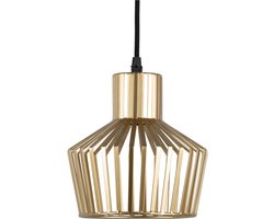 Leitmotiv Hanglamp Lignes Cap - Goud - Ø18cm - Scandinavisch,Modern - Hanglampen Eetkamer, Slaapkamer, Woonkamer
