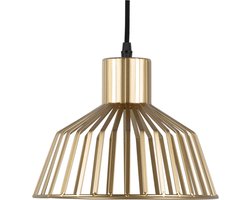 Leitmotiv Hanglamp Lignes Wide - Goud - Ø24cm - Scandinavisch,Modern - Hanglampen Eetkamer, Slaapkamer, Woonkamer