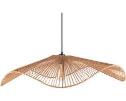 Leitmotiv Hanglamp Sombra Large - Naturel - 80x80x19cm - Modern - Hanglampen Eetkamer, Slaapkamer, Woonkamer