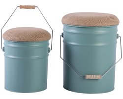 Leitmotiv Kruk Buckets - Grijsjade - Ø31cm - Scandinavisch