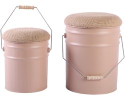 Leitmotiv Kruk Buckets - Zachtbruin - Ø31cm - Scandinavisch