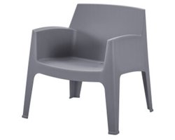 Leitmotiv - Lounge Fauteuil Recreo - Grijs - 66,5x62x74 cm