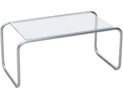 Leitmotiv Salontafel Ventana - Chroom - 80x40x36cm - Modern