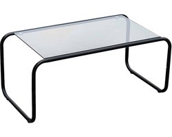 Leitmotiv Salontafel Ventana - Zwart - 80x40x36cm - Modern