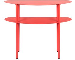 Leitmotiv Side table Cool Retro - Helderrood - 90x28x72.5cm - Modern