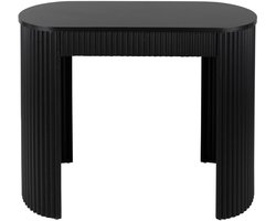 Leitmotiv Side table Estriado - Zwart - 100x40x76.5cm - Modern