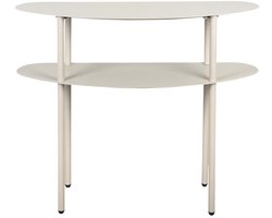 Leitmotiv Side table Riqueza - Warmgrijs - 90x28x72.5cm - Modern