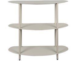 Leitmotiv Side table Riqueza - Warmgrijs - 90x28x82cm - Modern