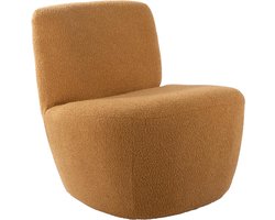 Leitmotiv Stoel Chair Ada - Geel - 71x65x68cm - Scandinavisch - Woonkamer - Slaapkamer
