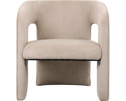 Leitmotiv Stoel Vigor - Grijs - 66x69x73cm - Scandinavisch - Woonkamer - Slaapkamer