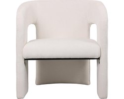 Leitmotiv Stoel Vigor - Wit - 66x69x73cm - Scandinavisch - Woonkamer - Slaapkamer