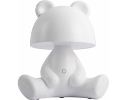 Leitmotiv Tafellamp Bear - Wit - 22x17x27cm - Scandinavisch