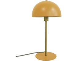 Leitmotiv Tafellamp Bonnet - Metaal Kerriegeel - 20x20x39cm - Scandinavisch