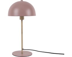 Leitmotiv Tafellamp Bonnet - Metaal Roze - 20x20x39cm - Scandinavisch