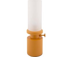 Leitmotiv Tafellamp Camp LED - Geel - 9x9x29.5cm - Scandinavisch
