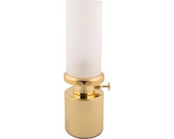 Leitmotiv Tafellamp Camp LED - Goud - 9x9x29.5cm - Scandinavisch